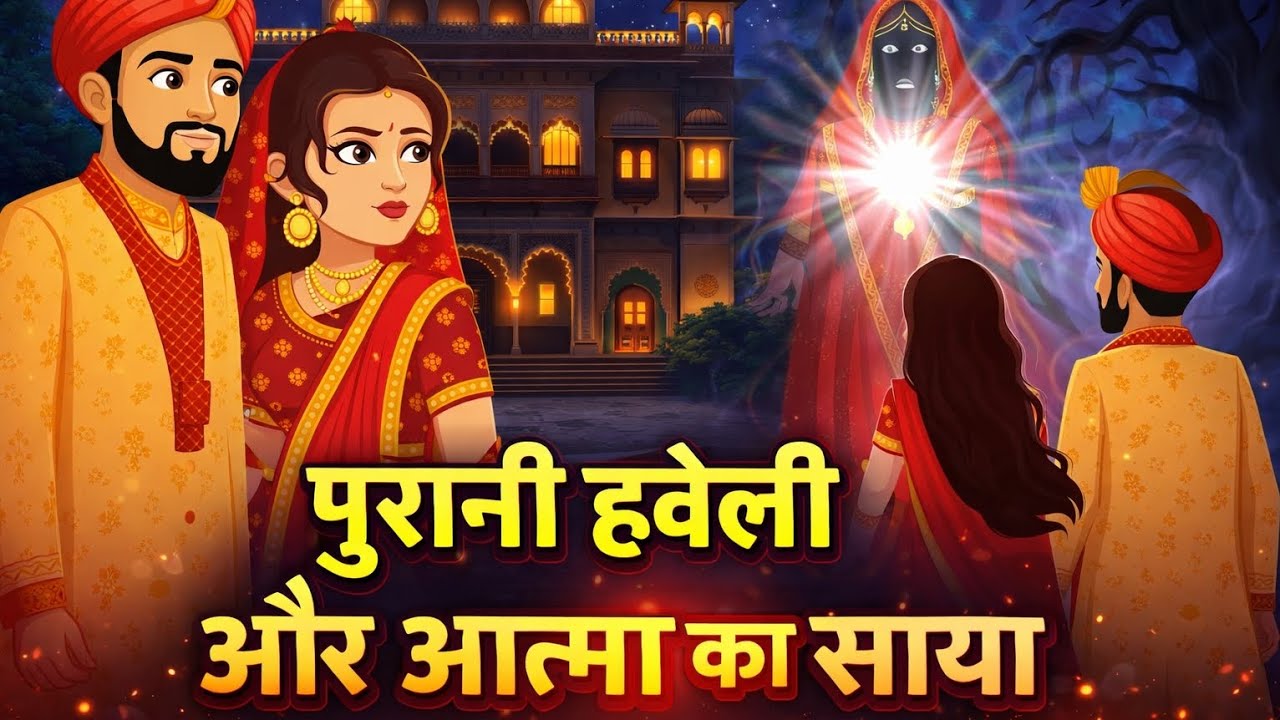 पुरानी हवेली और आत्मा का साया | Part 1 | Horror Hindi Cartoon Story | Horror Story | हिंदी कहानियां
