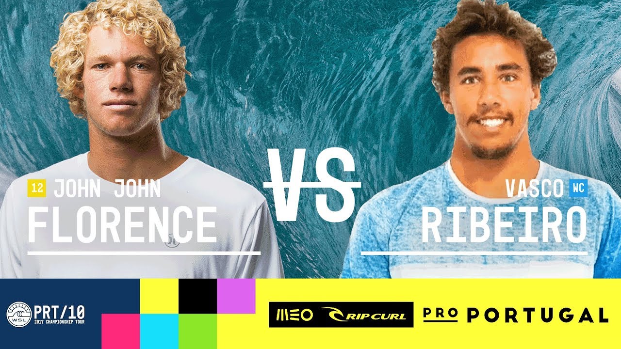 John John Florence vs. Vasco Ribeiro - Round Three, Heat 6 - MEO Rip Curl Pro Portugal 2017