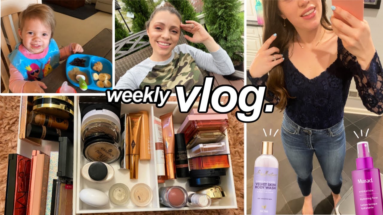 Organizing My Makeup, What We're Eating, Beauty Faves // WEEKLY VLOG