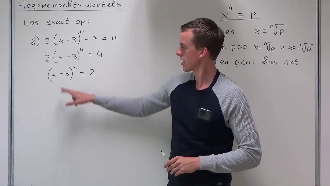 Hogeremachtswortels (VWO wiskunde B)