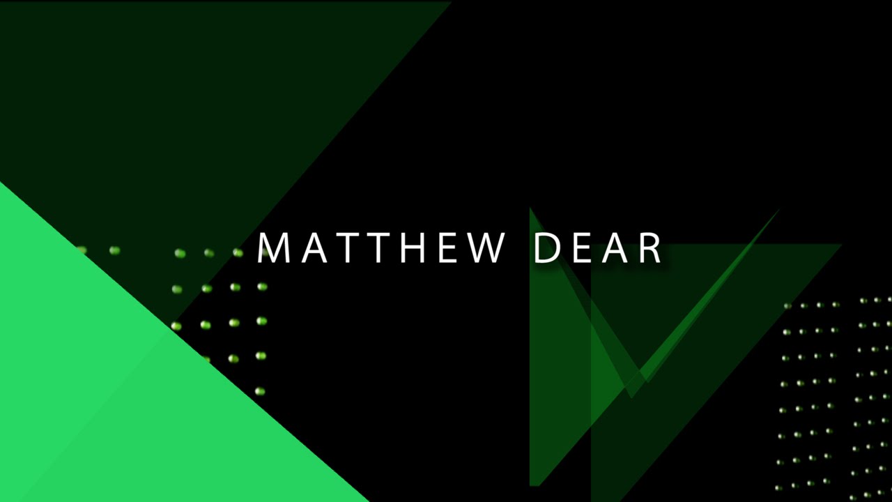 Matthew Dear @ D.EDGE