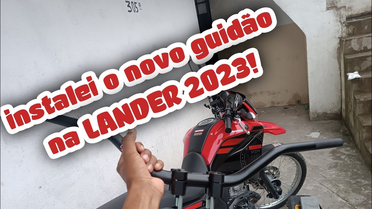lancei o guidão novo na Lander 2023!
