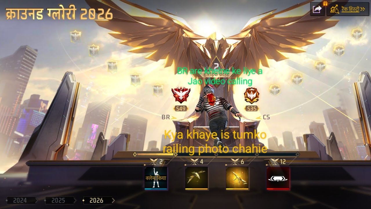 @CRAZY_GHOST_99YT is Live DescriptionXCSR PUSH FOR#classyff #nonstopgaming#freefirelive#rai#sherlive