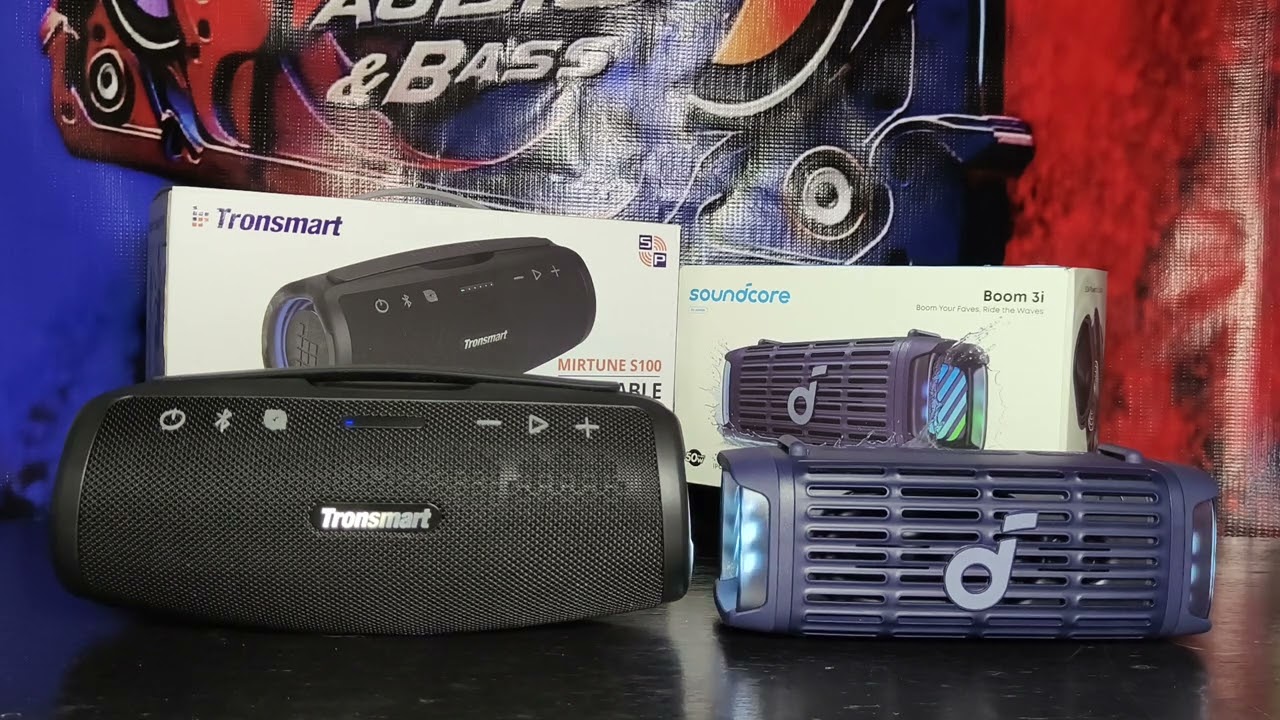 SoundCore Boom 3i vs Tronsmart Mirtune S100 50w 🆚 50w 