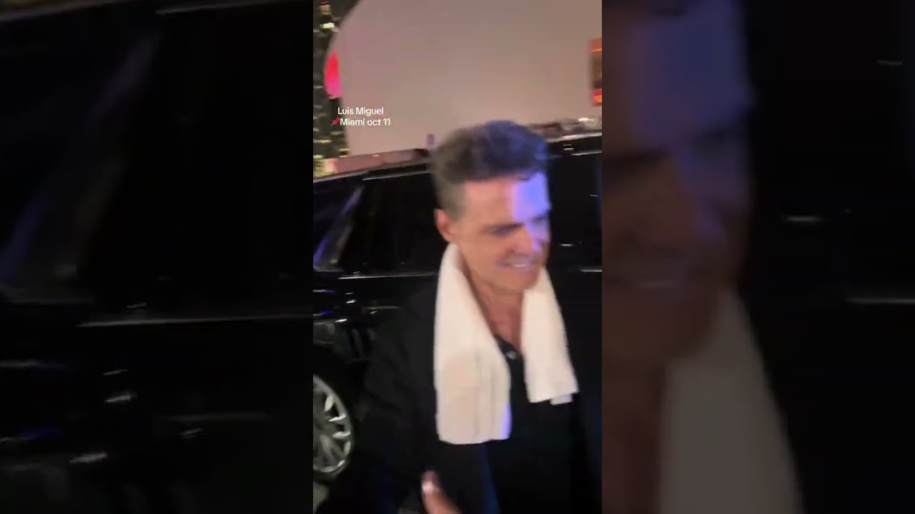 #luismiguel SE DESPIDE DE #FANS AL TERMINAR SU CONCIERTO EN #miami | #V&Eacute;RTIGOPOL&Iacute;TICO