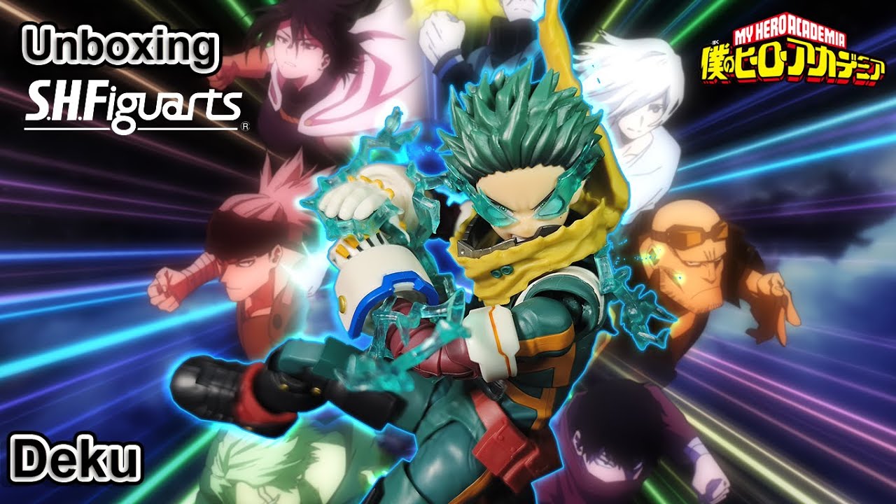 Unboxing Izuku Midoriya Deku S. H. Figuarts Bandai | My Hero Academia