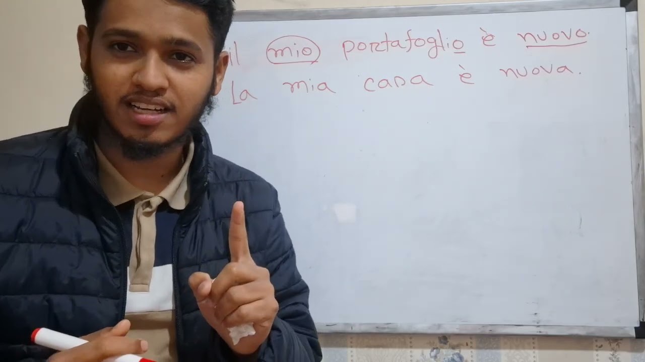 দুই প্রকার aggettivi এক বাক্যে বুঝার উপায়। 