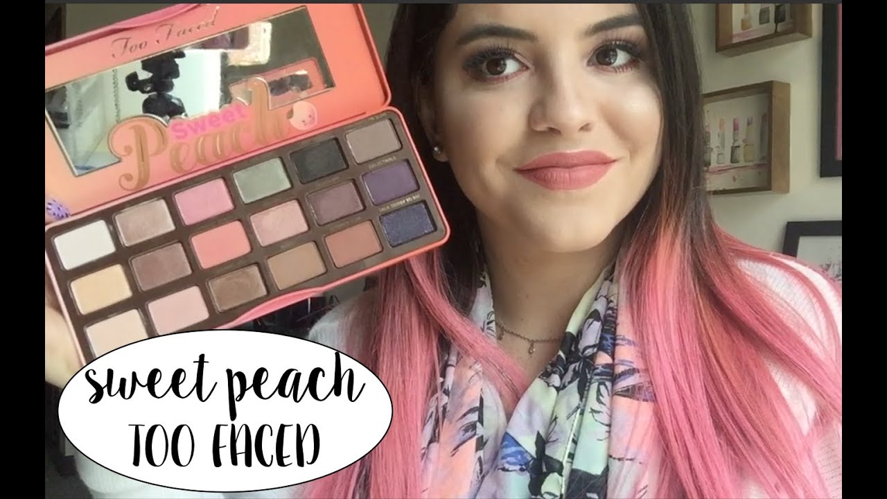 SWEET PEACH PALETA TOO FACED (review & swatches) | alaladaniela