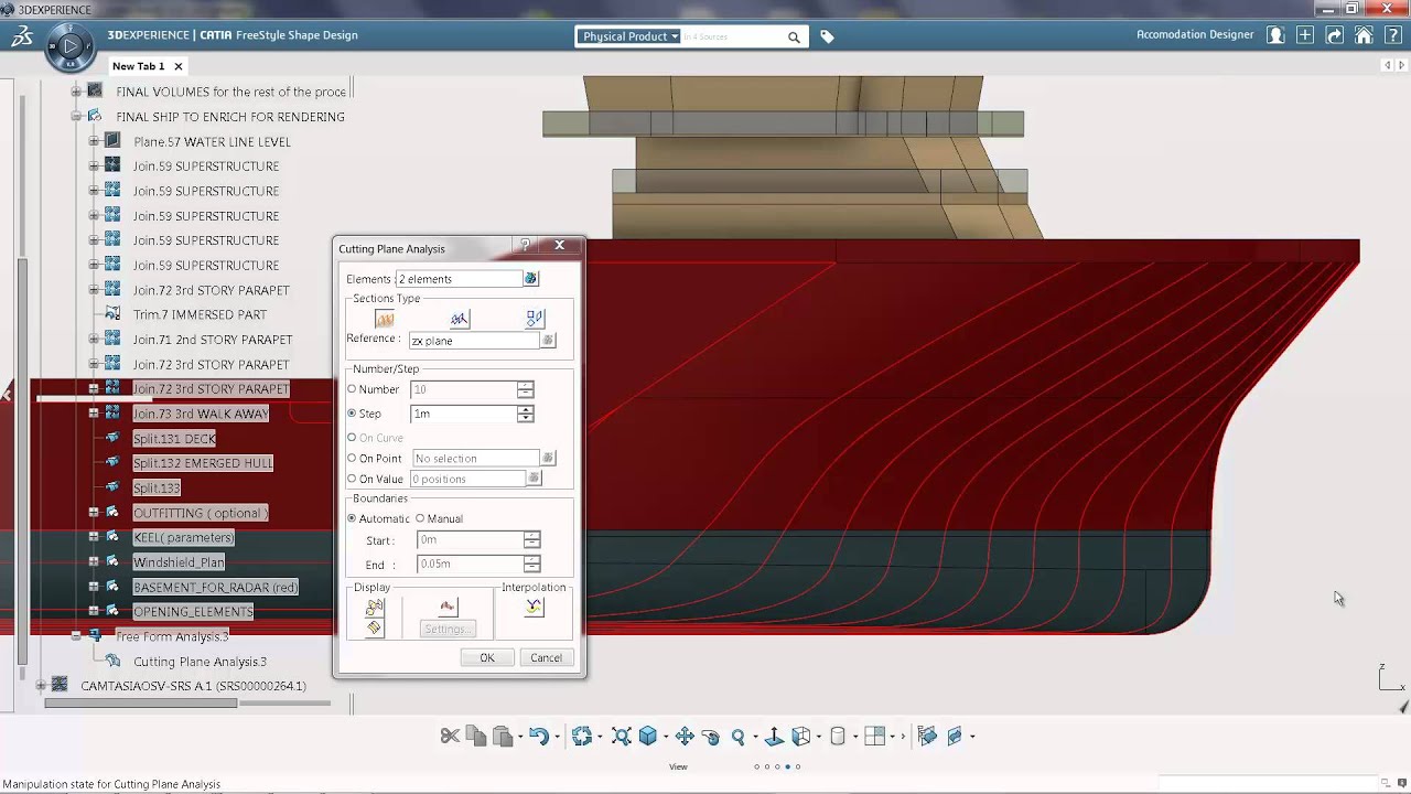 3DEXPERIENCE (CATIA V6)  Hull Modifcation Process OSV
