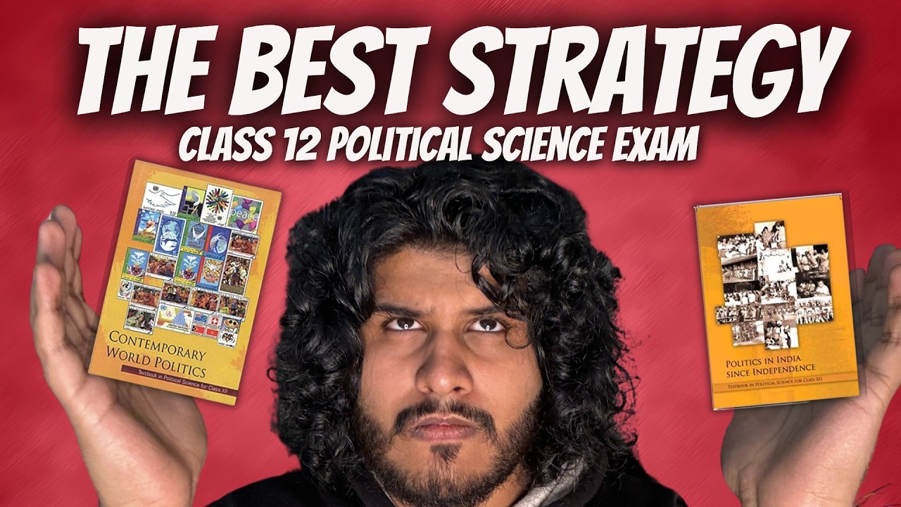 Follow This Plan for 80/80 in Political Science!  Class 12 [2026 Board Exam]