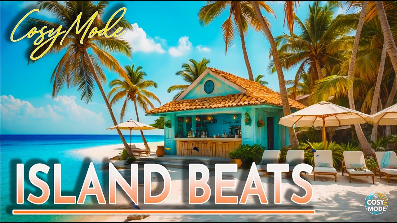 Tropical Beach Party Vibes | Reggaeton Chill Mix at a Stunning Island Bar