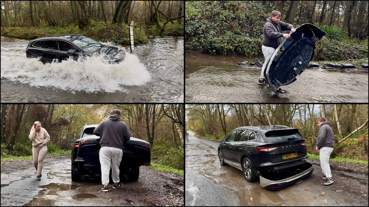 Driver Rips Entire Rear Bumper Off Car! | Beanford Ford Flood | Part 32