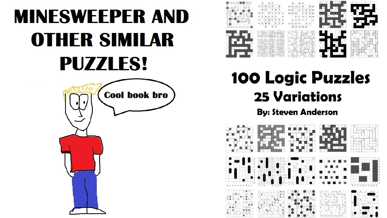 25 Types of Logic Puzzles. 100 Puzzles. 1 Book.