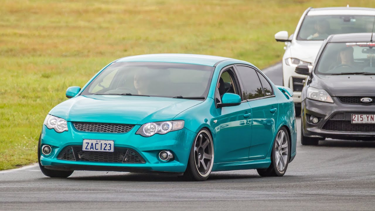 440HP Turbo Falcon Takes on Queensland Raceway