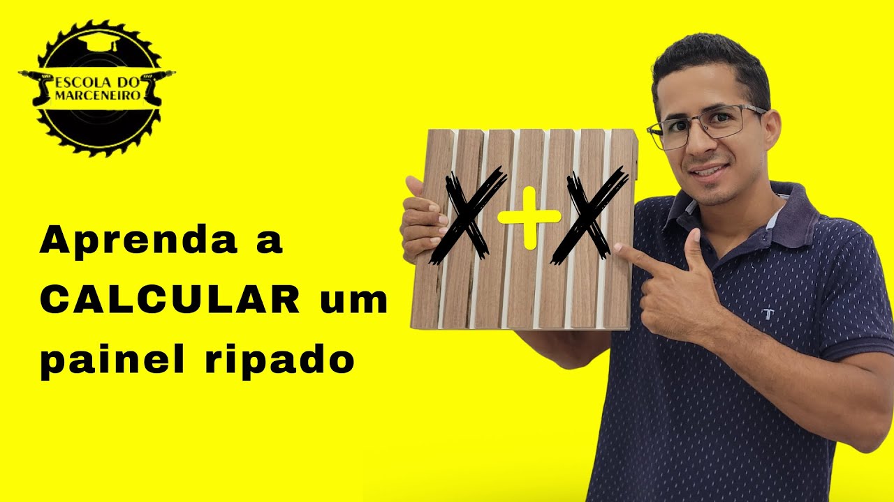 Aprenda a CALCULAR um painel ripado
