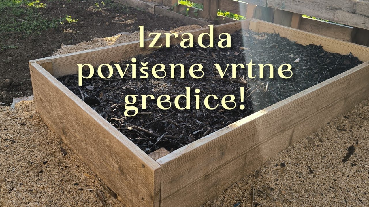 JEDNOSTAVNA izrada povišene VRTNE gredice (+priprema gredice za sadnju)  Ep.10🍂👩🏼‍🌾🌳