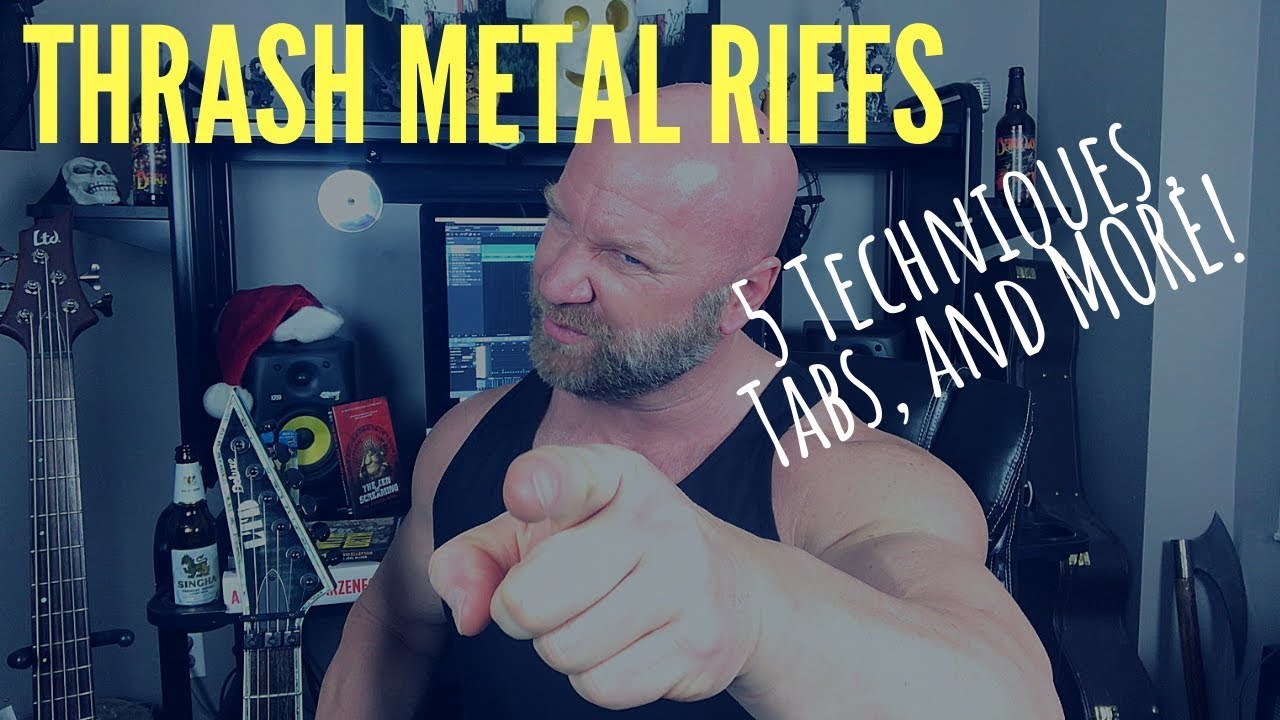 THRASH METAL RIFF: 5 Guitar Techniques and Tabs (and MORE)