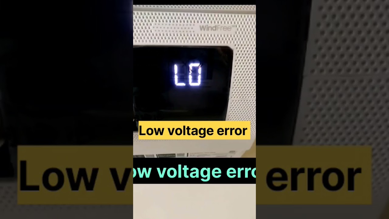 Samsung Ac LO error