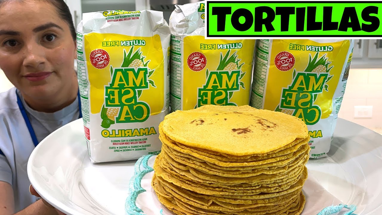 Tortillas de maiz amarillas con Maseca 🌽- **ATENCION PRINCIPIANTES**