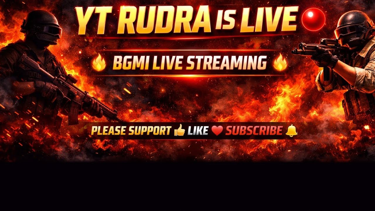 YT RUDRA IS LIVE  is live