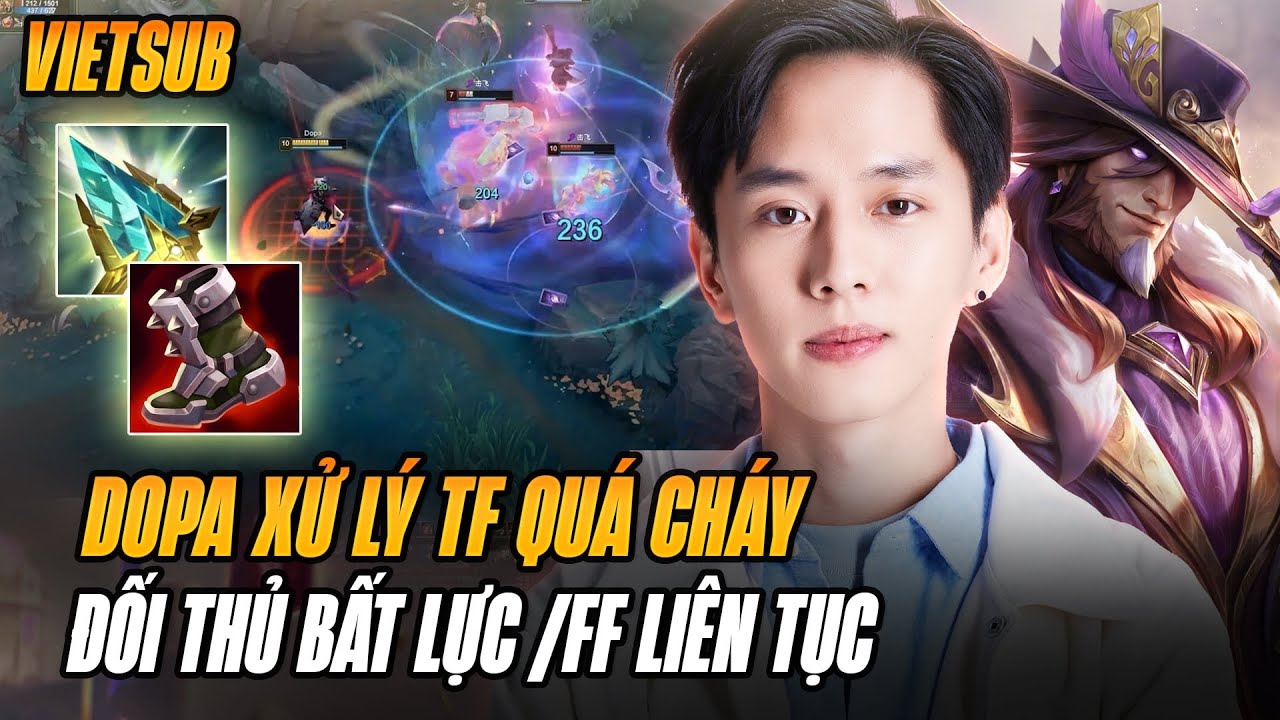 (Vietsub) Dopa Xử Lý Twisted Fate Quá Cháy Khiến Đối Thủ Đã Phải Bất Lực Đầu Hàng Như Thế Nào?