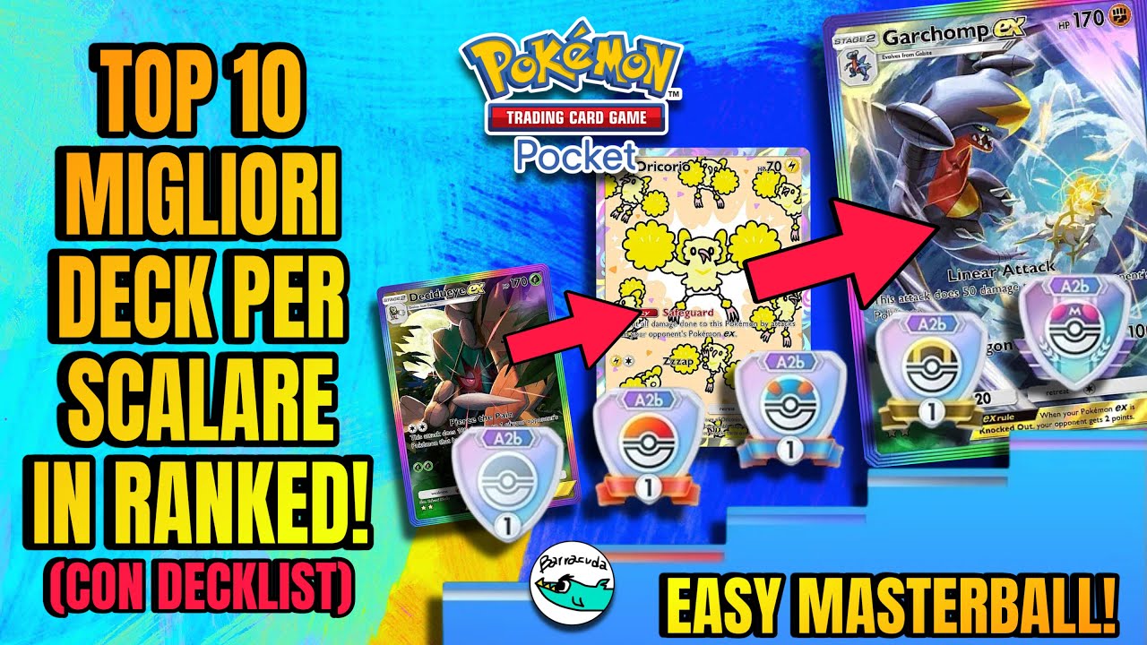 PROBLEMI A FARE MASTERBALL? PROVA QUESTI DECK E SARÀ IMPOSSIBILE NON FARLA! Pokemon TCG Pocket!