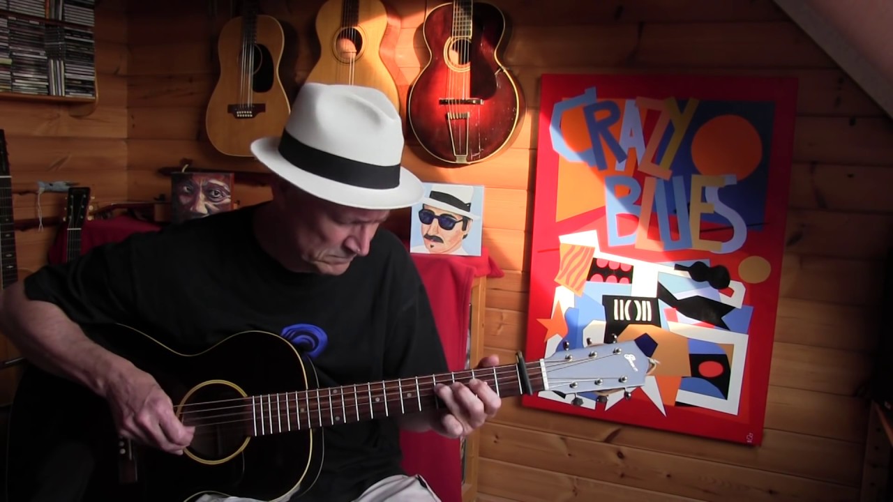 Crazy Blues - Fingerpicking Guitar - Leon Redbone/Roger Sutcliffe - TAB/lesson avl