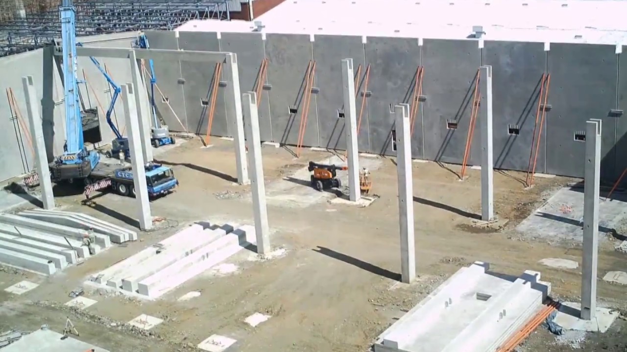 Bedrock Presents Sumitomo Tilt-Up Construction Timelapse