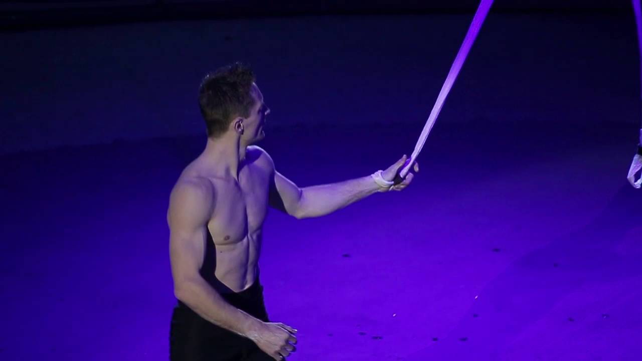 Aerial straps duo Tomas Pinter + Adela Miskova, AirGym Prague