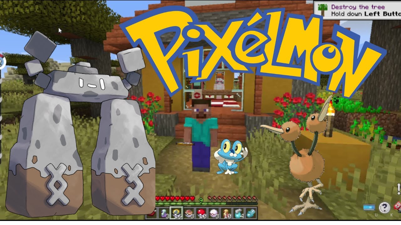 Jornada Pokémon no PIXELMON - Parte 3 (Em busca de um Ginásio)