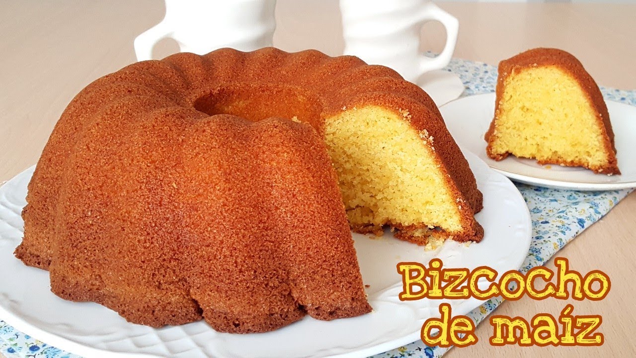 Bizcocho de maíz sin gluten y sin lactosa | Mi tarta preferida