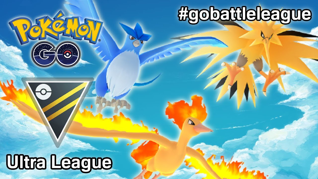 Kanto Legendary Birds in the Ultra League! Moltres, Articuno, Zapdos | Pokemon GO Battle League PVP
