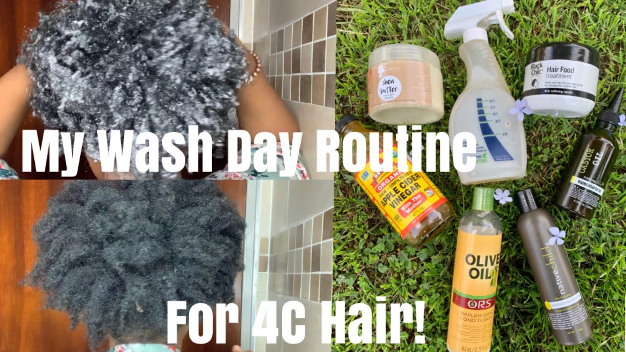 My Wash Day Routine/ Type 4C Hair/ South African Youtuber/ Natural Hair/ Andile's World