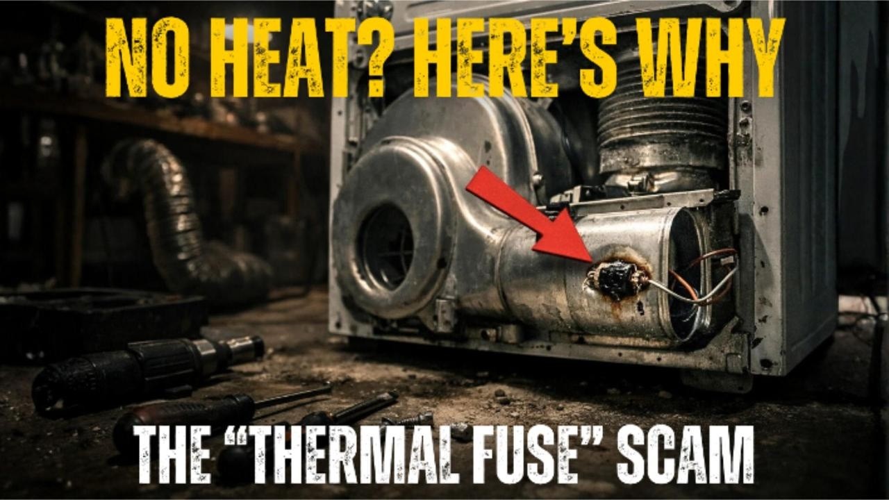 Why Your Dryer Will Start a Fire in 5 Years (The Thermal Fuse Scam)