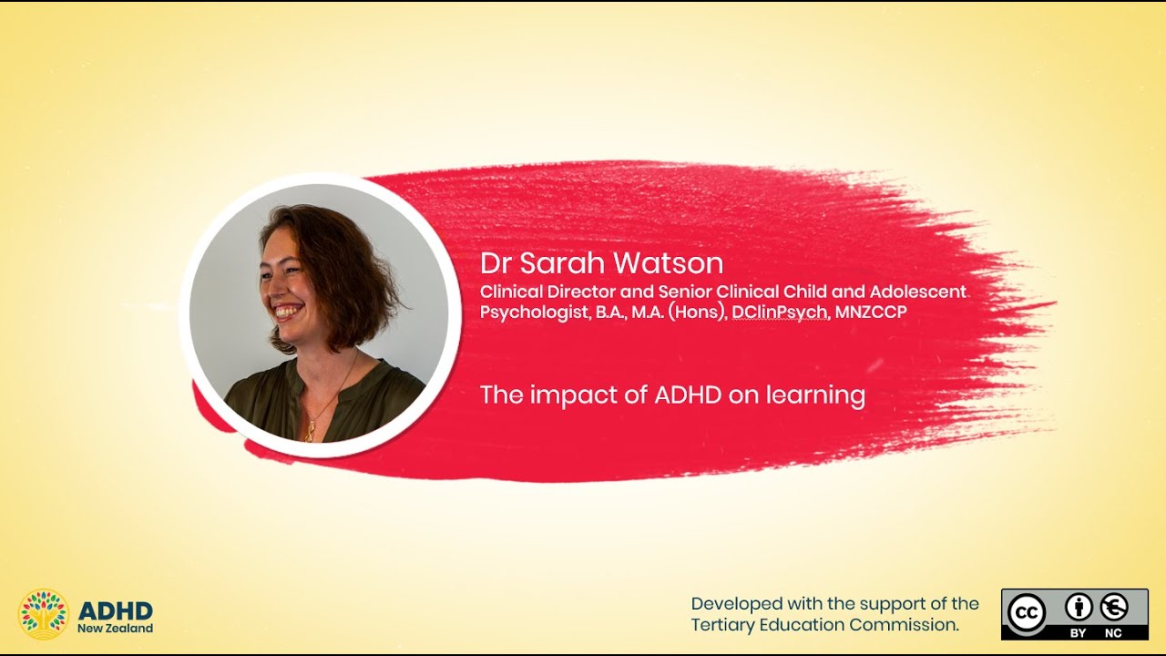 Sarah on the impact of ADHD on learning