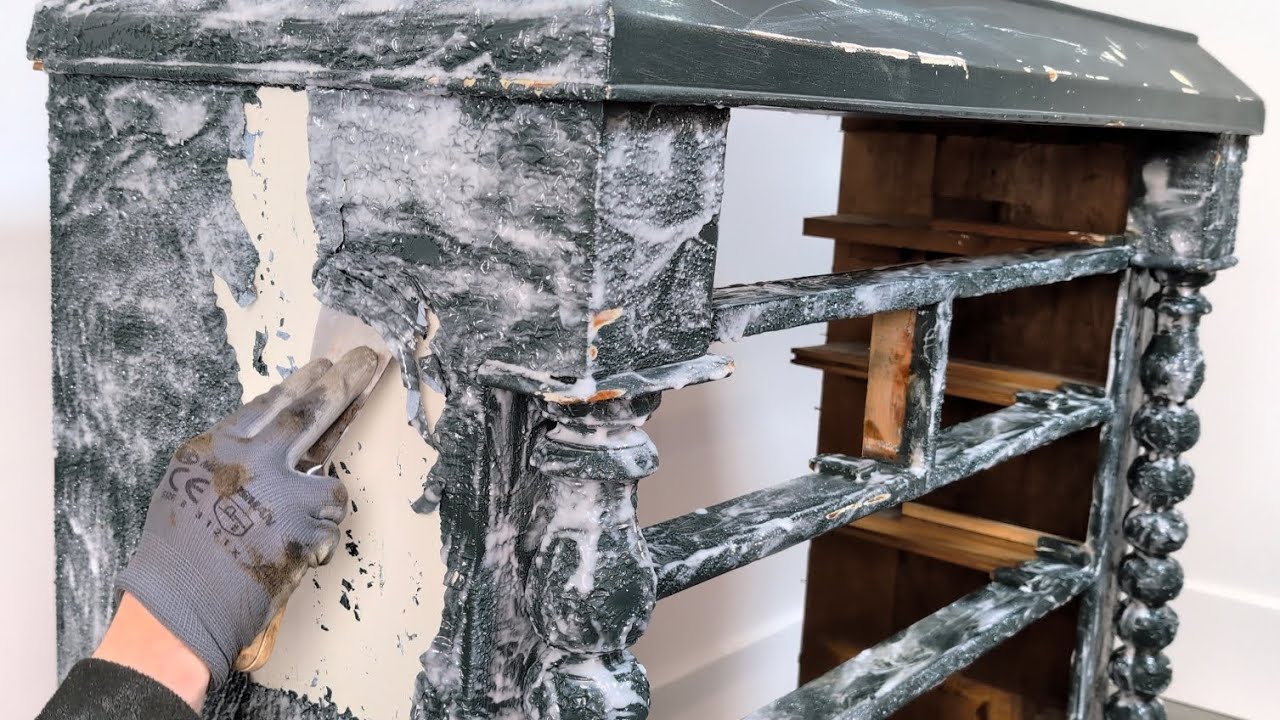 EXTREME furniture TRANSFORMATION - Worn and BROKEN dresser restored
