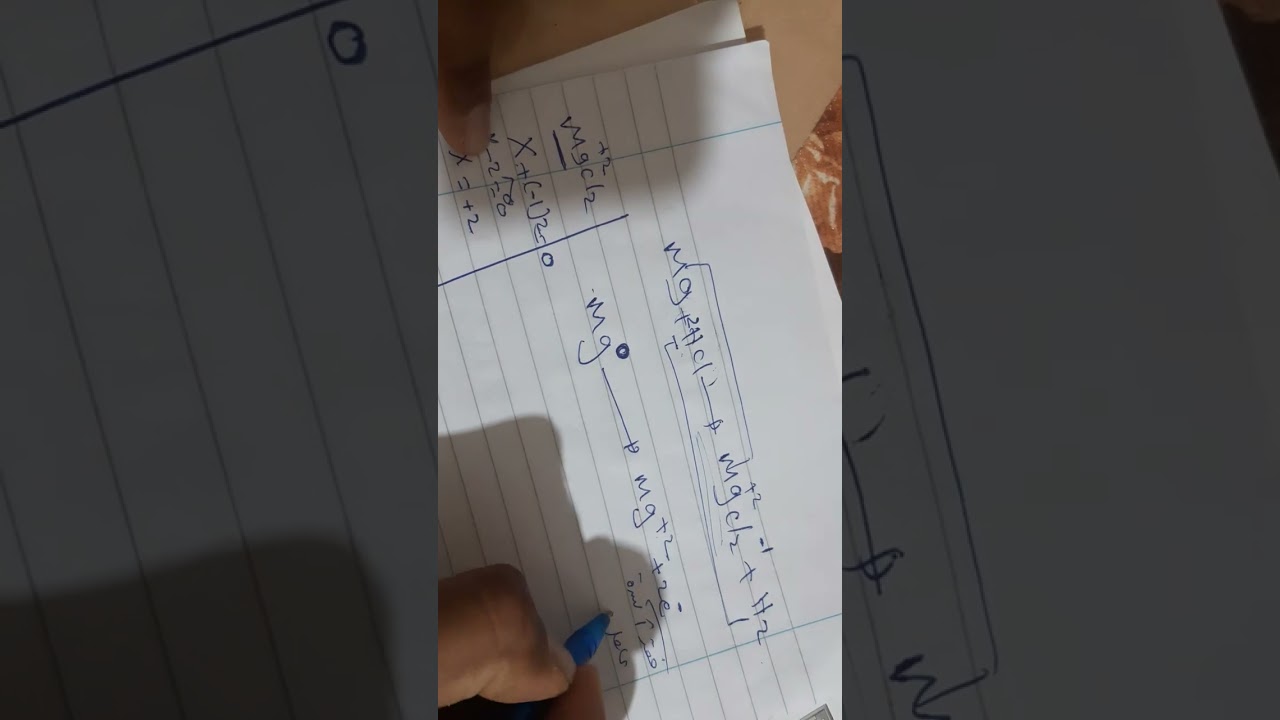 تابع حل اسئلة التدريبات الاكسدة والاختزال للصف الثاني