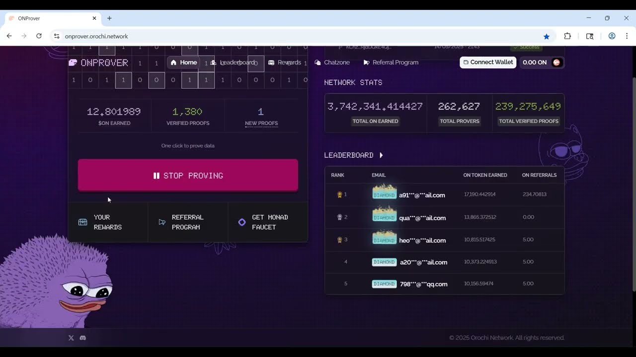 Orochi Network Airdrop: Farm ON token!