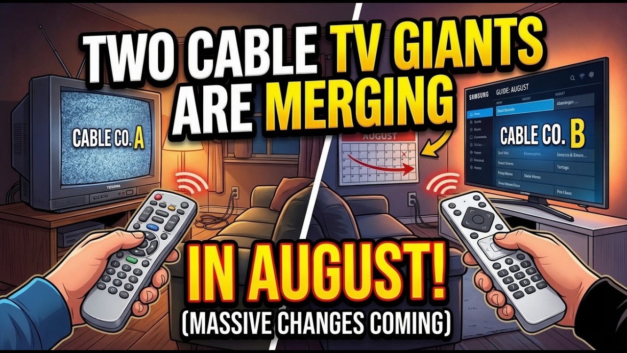 Two Cable TV Giants Are Merging In August