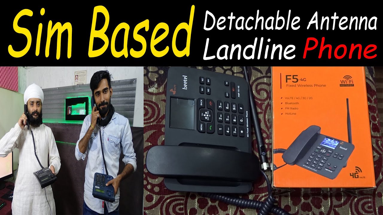 Multi Sim Walkie Beetel F5-4G Volte Landline Phone with Detachable Antenna speed Test WIFI Hotspot