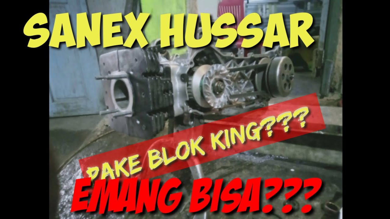Daily vlog [] mesin sanex hussar pake blok king,.
