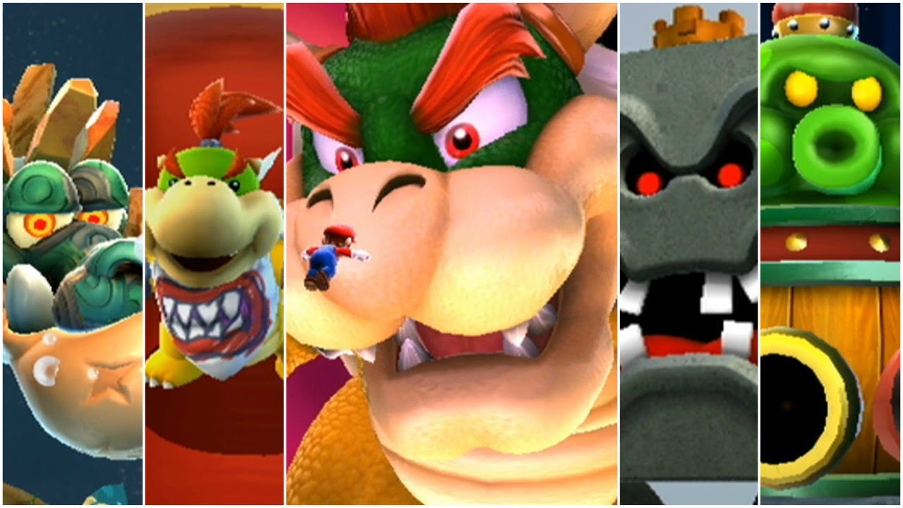 Super Mario Galaxy 2 - All Bosses (2 Players)
