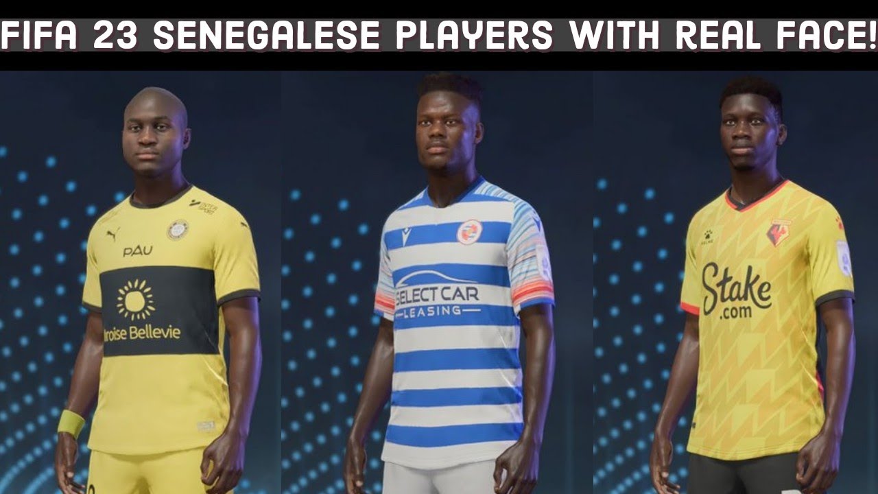 FIFA 23 | All Senegalese players with real face!! 🇸🇳