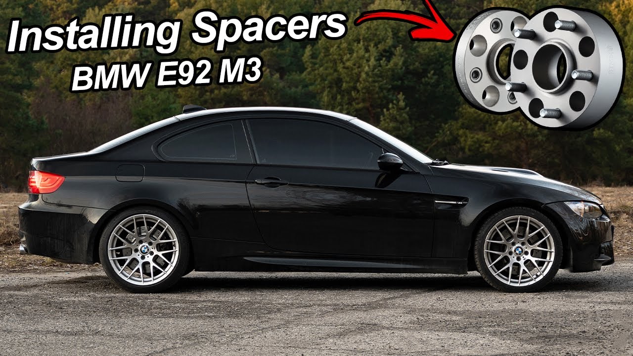 My BMW E92 M3 Looks Amazing with this mod! Installing Wheel Spacers