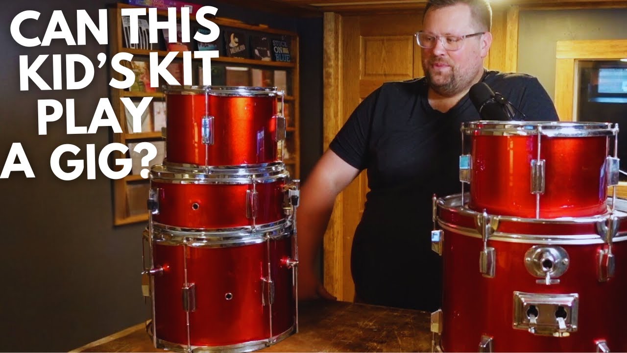 Can I Gig With This Kids Kit? // Fixing Up A Toy Drum Set