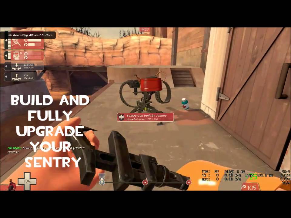 TF2 Tip: Secret Sentry Spot on Goldrush