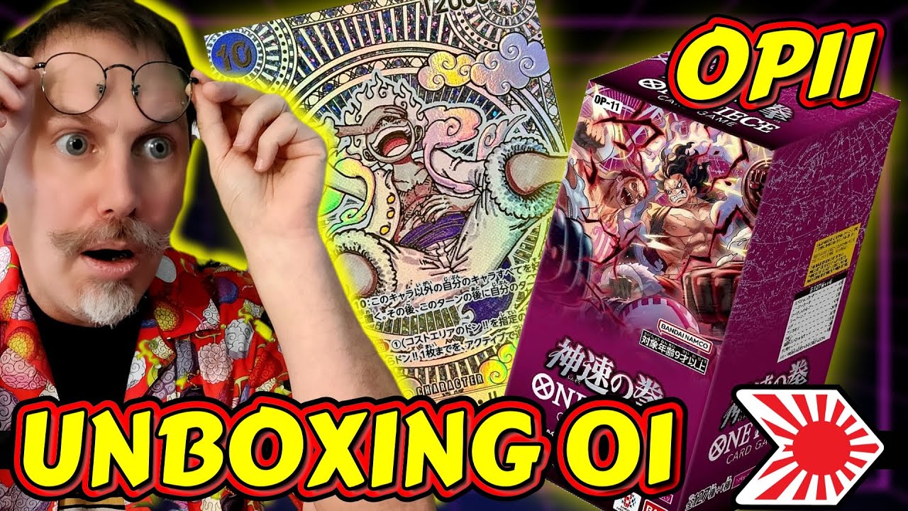 🔴UNBOXING OP11🔴SLIVER LUFFY ON TE VEUX  -  ONE PIECE CARDGAME TCG - PART01 OPTCG