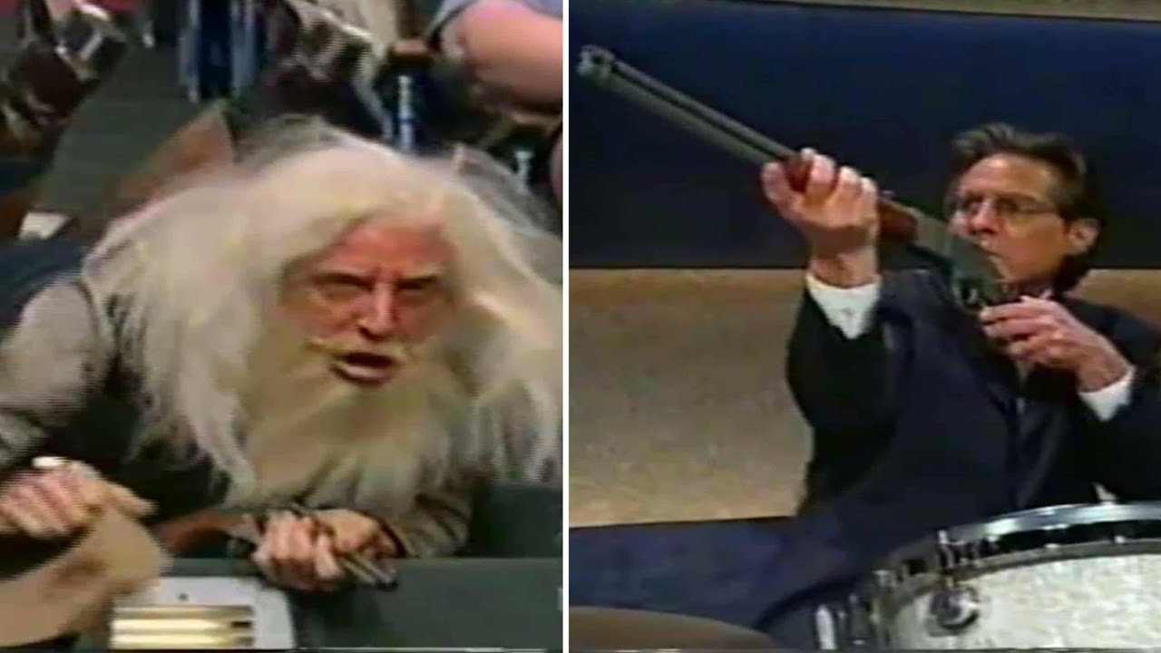 Max Weinberg Kills Old Stuntman - Late Night With Conan O'Brien (2002)
