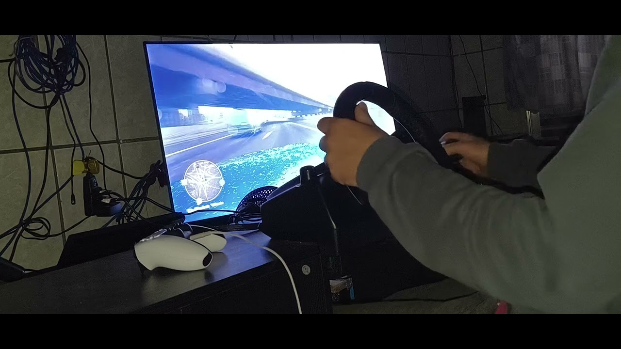 Testando volante G29 c/ shifter Need for Speed Unbound no Ps5