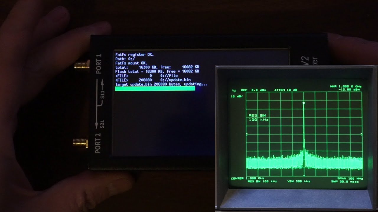 NanoVNA-F V2 Firmware Update, Clarifications on Signal Generator Output Frequency Accuracy